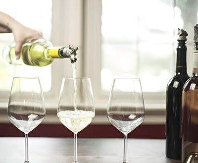 Vertedor aireador acero inox para vino tinto blanco y licor