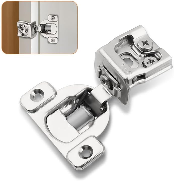 2 Bisagras Acero Inox Cierre Suave Puerta Cocina