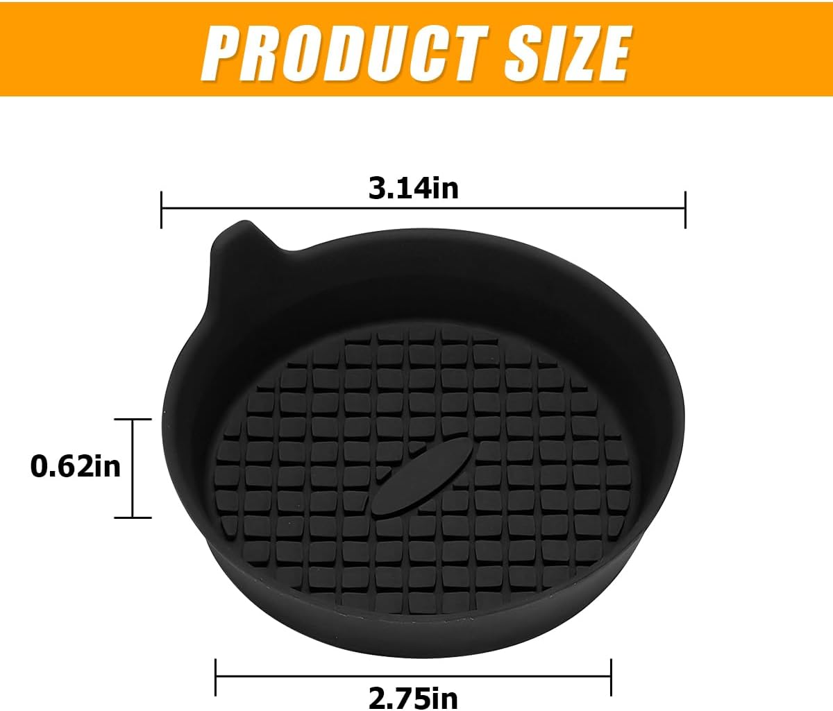 4 Pzas Posavasos Auto Silicona Antiderrap
