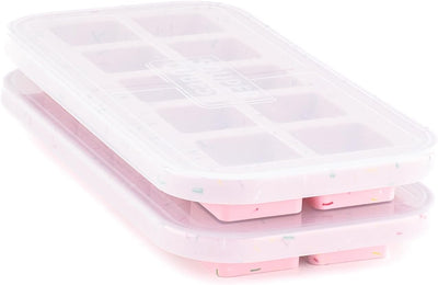 Moldes silicona congelador para ajo hierbas jengibre pesto 2 pzas