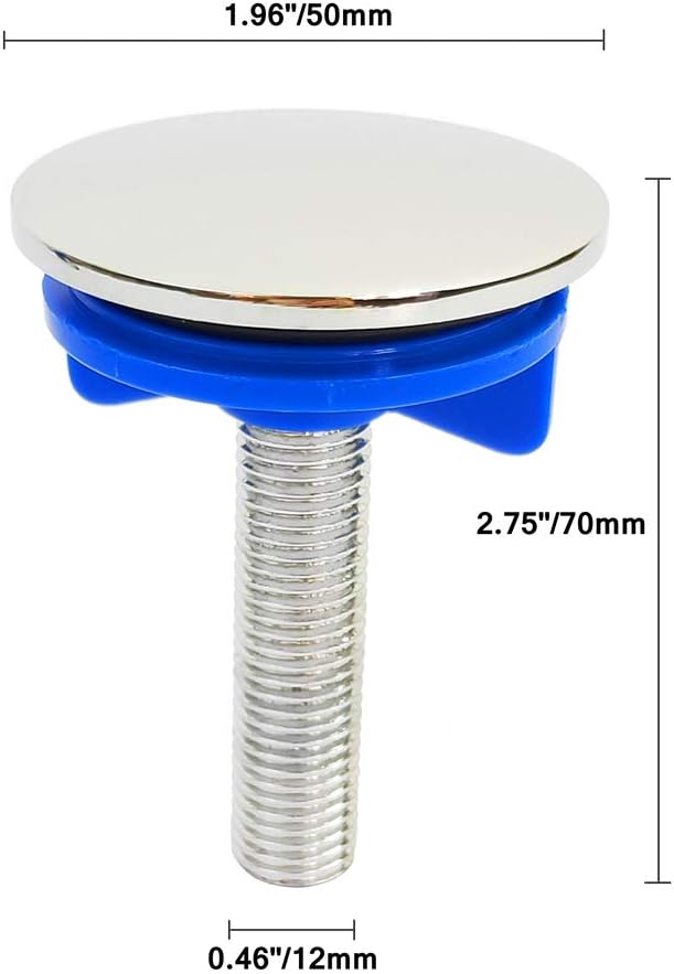 Cubierta agujero fregadero cocina 2pulg metal 2pzas