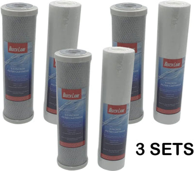 Filtros agua RV duales 3 set