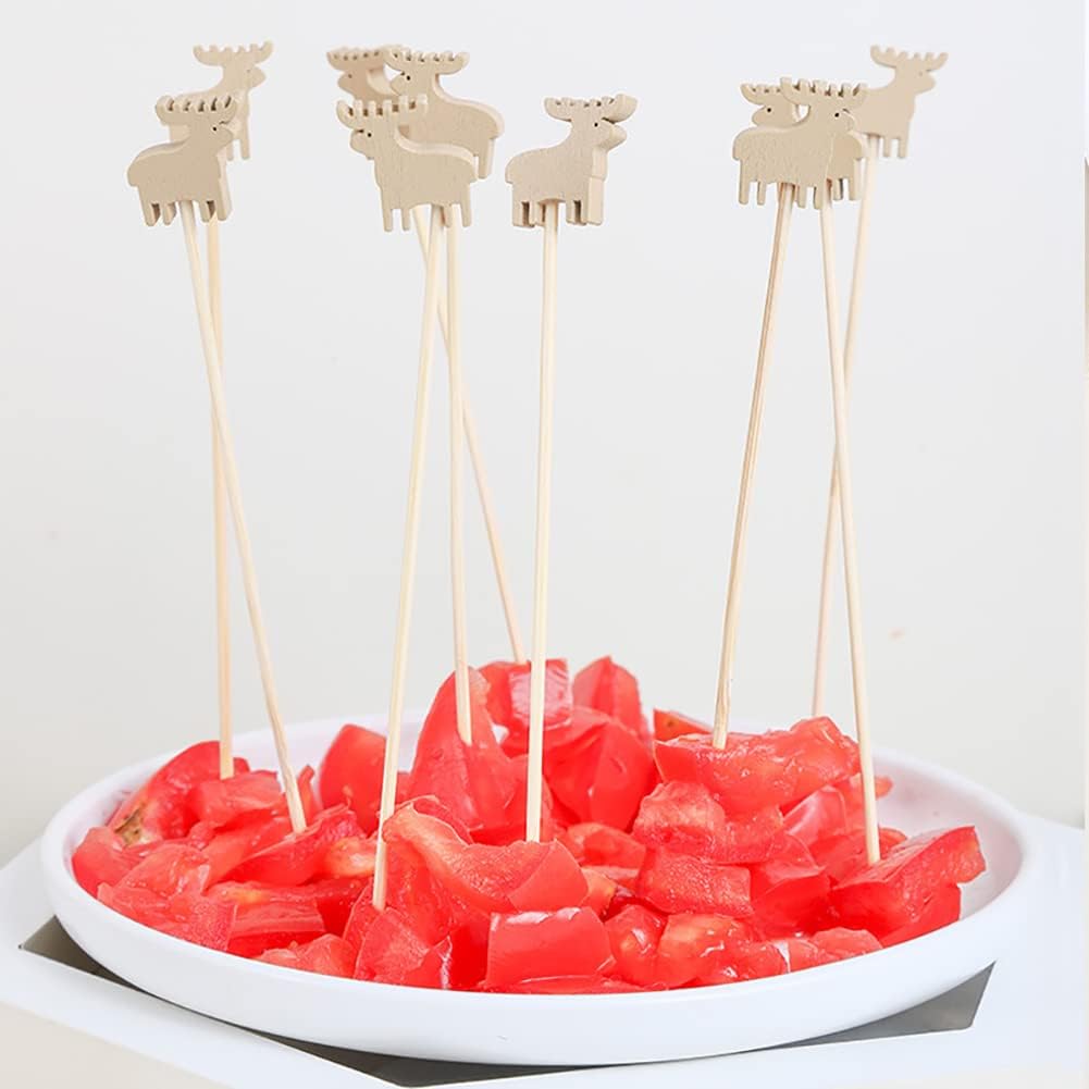 100 Palillos Cóctel Elegantes para Aperitivos