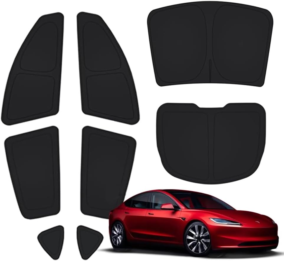 Cortina privacidad camping 8 pzas para Tesla Model 3 5 capas