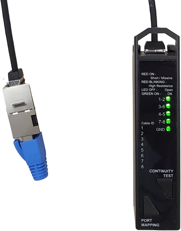 Probador cables RJ45 3en1 para Cat5e/Cat6/Cat8