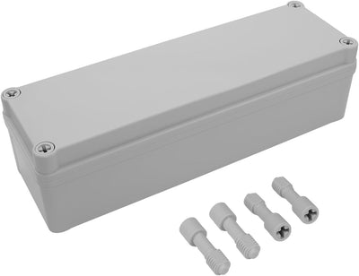 Caja eléctrica ABS IP67 impermeable 9.8x3.1x3.3pulg gris