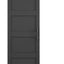 Puerta corredera granero 30x84" panel PVC ondulado