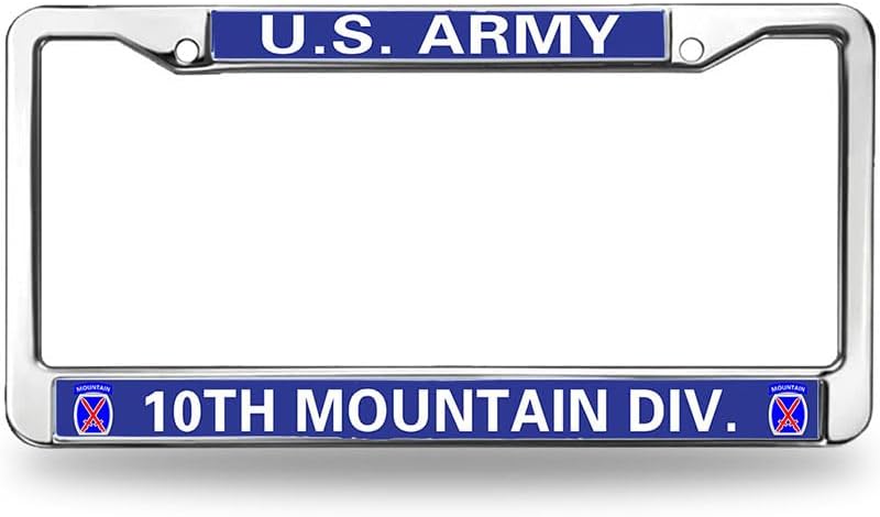 Marco matrícula ejército EE.UU. 10ª división montaña