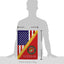 Bandera USMC Semper Fi para decorar patio pequeño