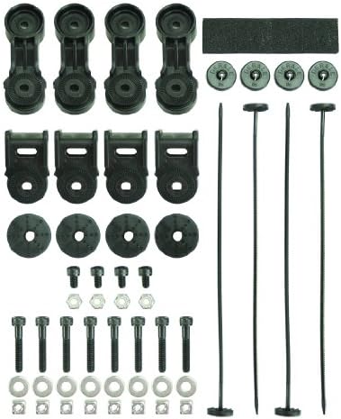 Kit montaje ventilador radiador color negro