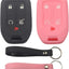 2 Fundas Silicona Llavero Inteligente Comp GMC Acadia Negro