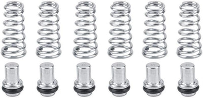 6 Pzas Válvula Poppet Acero Inox Comp Keg Post