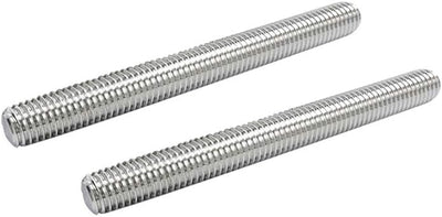 Varilla rosca acero inox M6-2.0 3.937pulg 2 Pzas