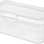 24 Pzas Cajas Plástico Transparente con Tapa Bisagra