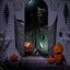 6 Gasas Espeluznantes 30x72pulg Poliéster Halloween