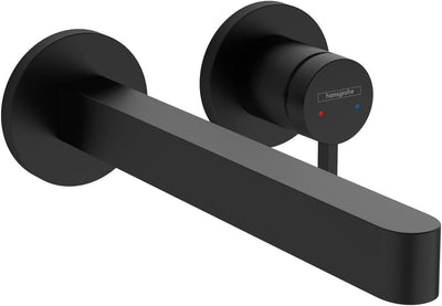 Grifo lavabo baño 1.2 GPM negro mate
