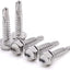Tornillos autorroscantes hex 410 acero inox 50uds