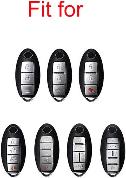 Fundas llavero 3D Bling para Nissan Murano plata