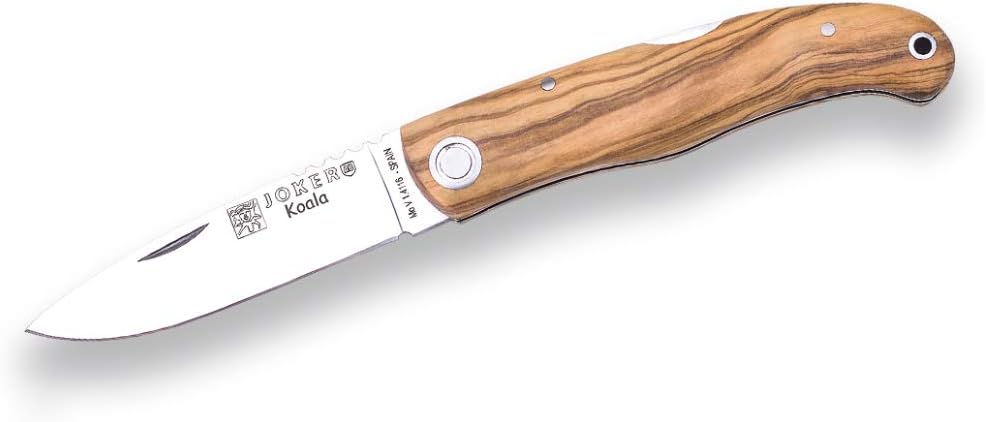 Cuchillo plegable deportivo mango oliva hoja 2.36pulg