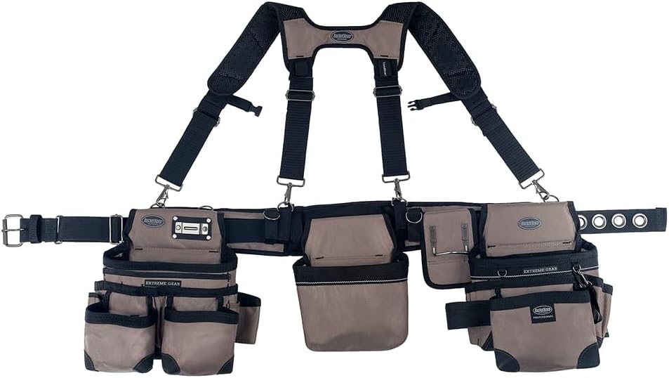 Set 3 Bolsas Herramientas Suspensión Marrón y Negro