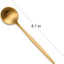 Set 4 cucharas té café oro satinado ss18/10