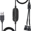 Control velocidad ventilador PC USB adaptador 3-4 pines 5-12V