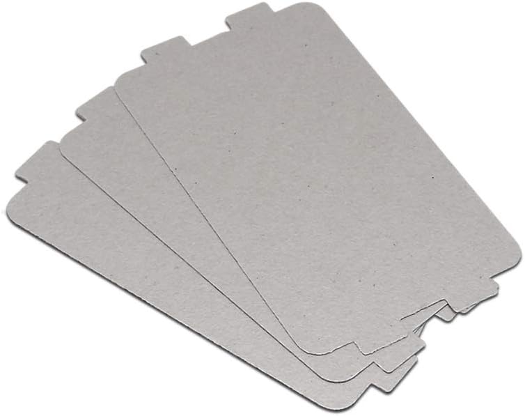 2 Pzas láminas mica para horno microondas 10.6x6.4cm