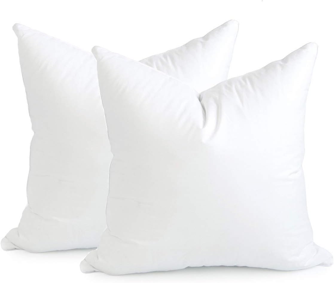 2 Rellenos Almohada 22x22" Sintético Blanco