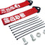 2 Pzas Correa Remolque JDM Nylon Alta Resistencia Gancho