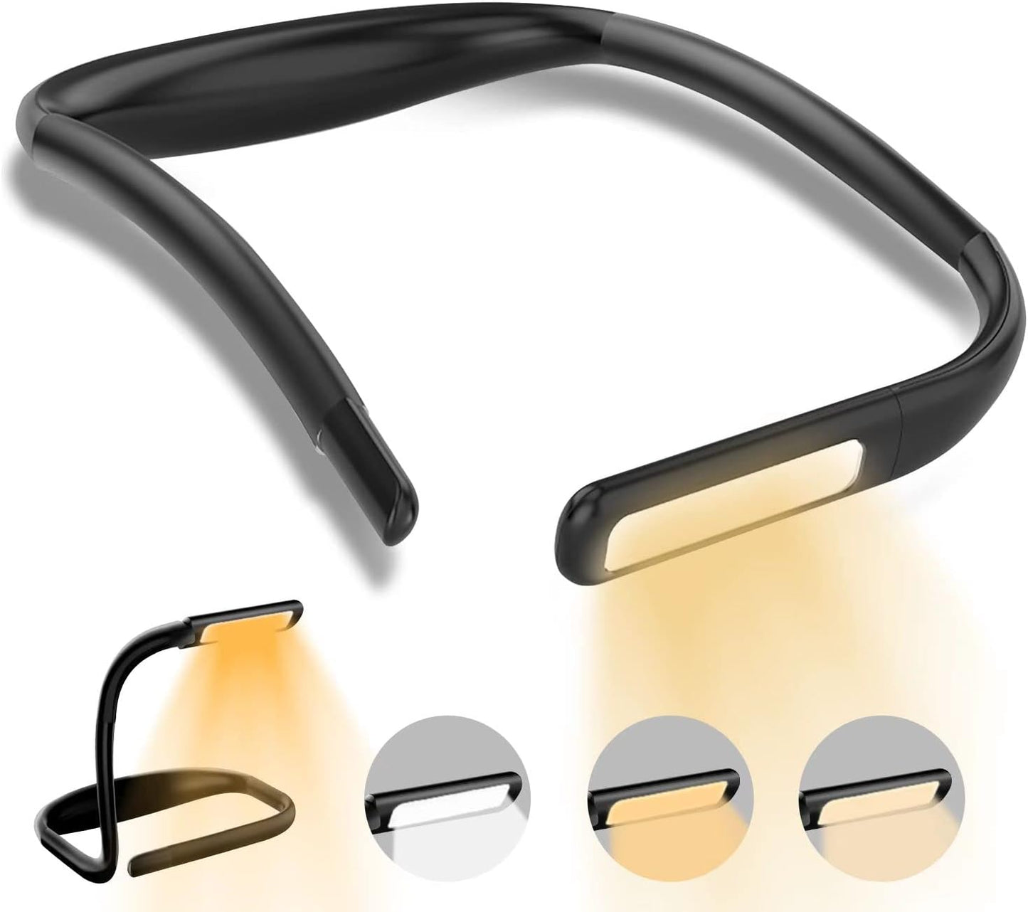 Luz LED cuello ajustable 3 colores brazos flexibles