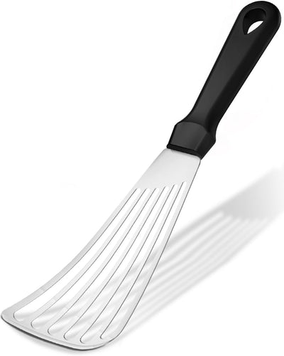 Espátula pescado acero inox 12.5pulg flexible para asar