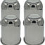 4 Tapas centrales 3-3/4" para remolque RV acero inox