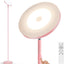 Lámpara pie regulable rosa 36W 2700-6500K control táctil