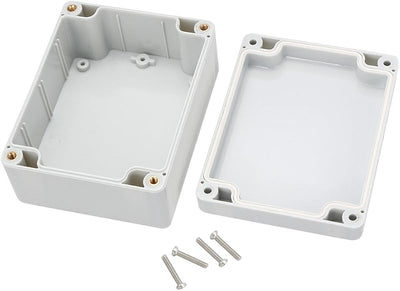 Caja conexiones plástico ABS IP65 impermeable gris 4.52x3.54x2.16pulg