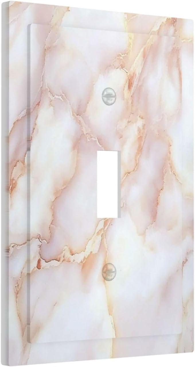 Cubierta interruptor granito jade rosa placa baño