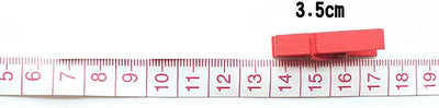 100 Pinzas Madera Negras para Ropa Tendedero Clips Manualidades