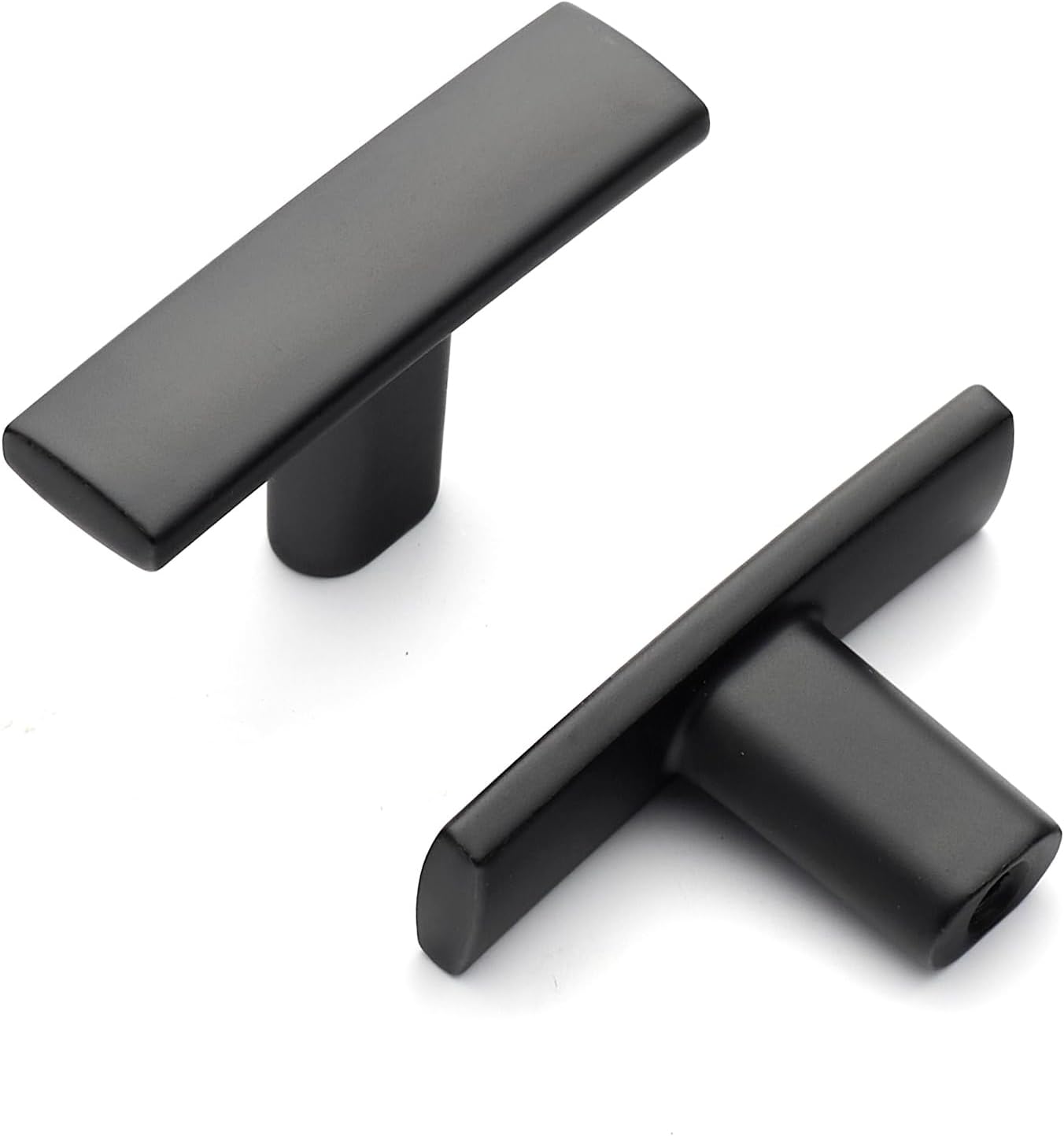 30 Pomos Negros Mate 1-3/4pulg Tiradores Cajones Cocina