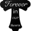 Estacas conmemorativas para tumba con frase