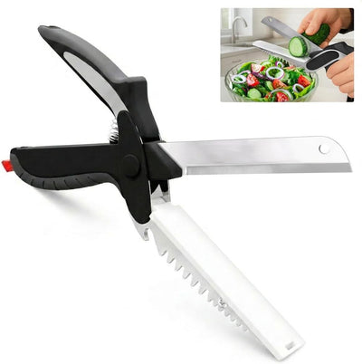 Tijeras de cocina 6 en 1 resistentes con hoja antideslizante