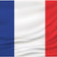 Bandera Francia 3x5ft lona poliéster doble costura ojales latón