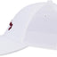 Gorro con imán mujer blanco/rojo ciruela