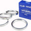Set 4 Anillos Centricos Rueda 72.6-66.9mm