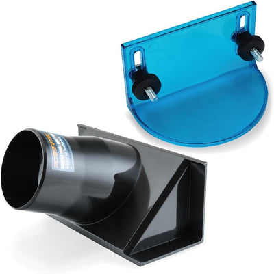 Kit puerto polvo y protector broca enrutador 2.5pulg
