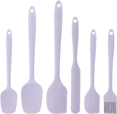 Set 6 Espátulas Silicona Grado Alimenticio Antiadherentes