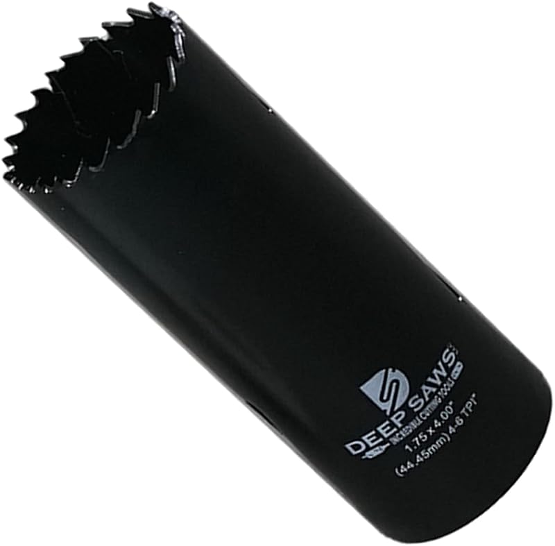 Sierra perforadora 4-6 TPI 4" acero inox aluminio madera