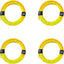 4 Líneas Recortadora Triangulares 095" Comp Amarillo Naranja