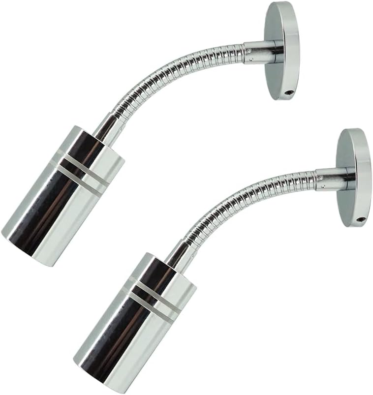Luz de cuello cisne 12V para caravana y barco 1.4W