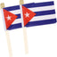 Banderas cubanas 4x6" pack 12