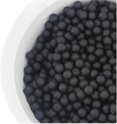 Pack 500 espaciadores puerta gabinete ranura 1/4pulg negro