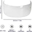 Visor hockey para niños y adultos antiempañante y antirayado